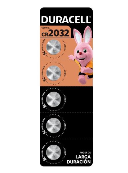 PILA CR2032 ORIGINAL DURACELL 3V LITIO (POR UNIDAD) NUEVO