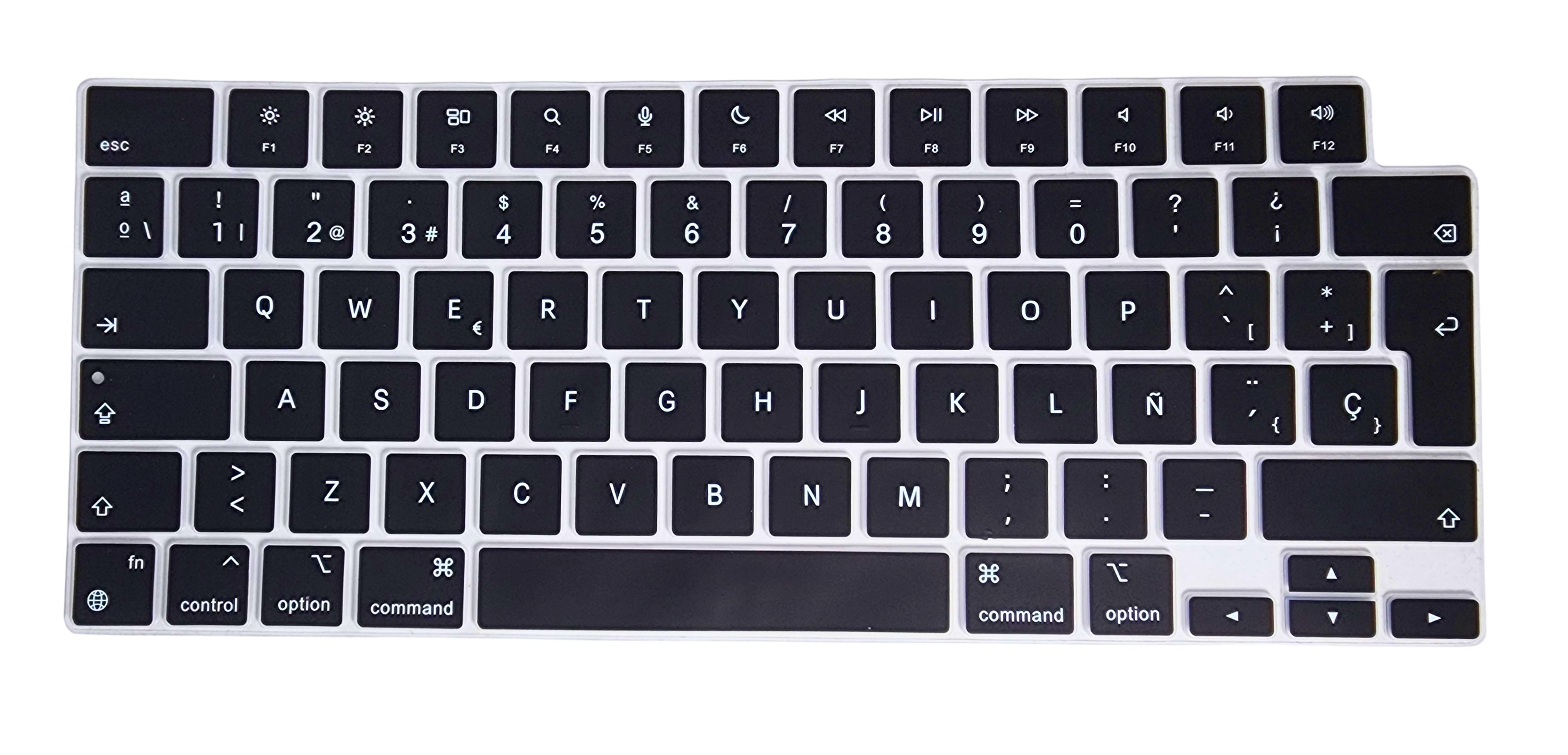 FUNDA DE TECLADO PARA MACBOOK A2681 A2442 A2485 A2780 A2941 M2 M3 M4 SP