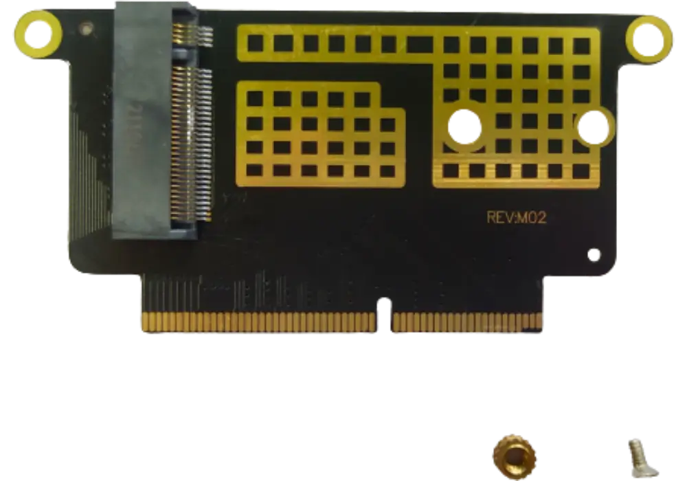 KIT ADAPTADOR PARA LAPTOP MACBOOK PRO A1708 M.2 NVME SSD AÑO 2016 / 2018