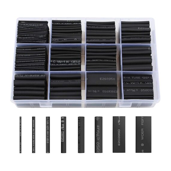 TERMOCONTRAIBLES 650 PIEZAS DIAMETROS DE 1.0mm A 10.0mm NUEVO