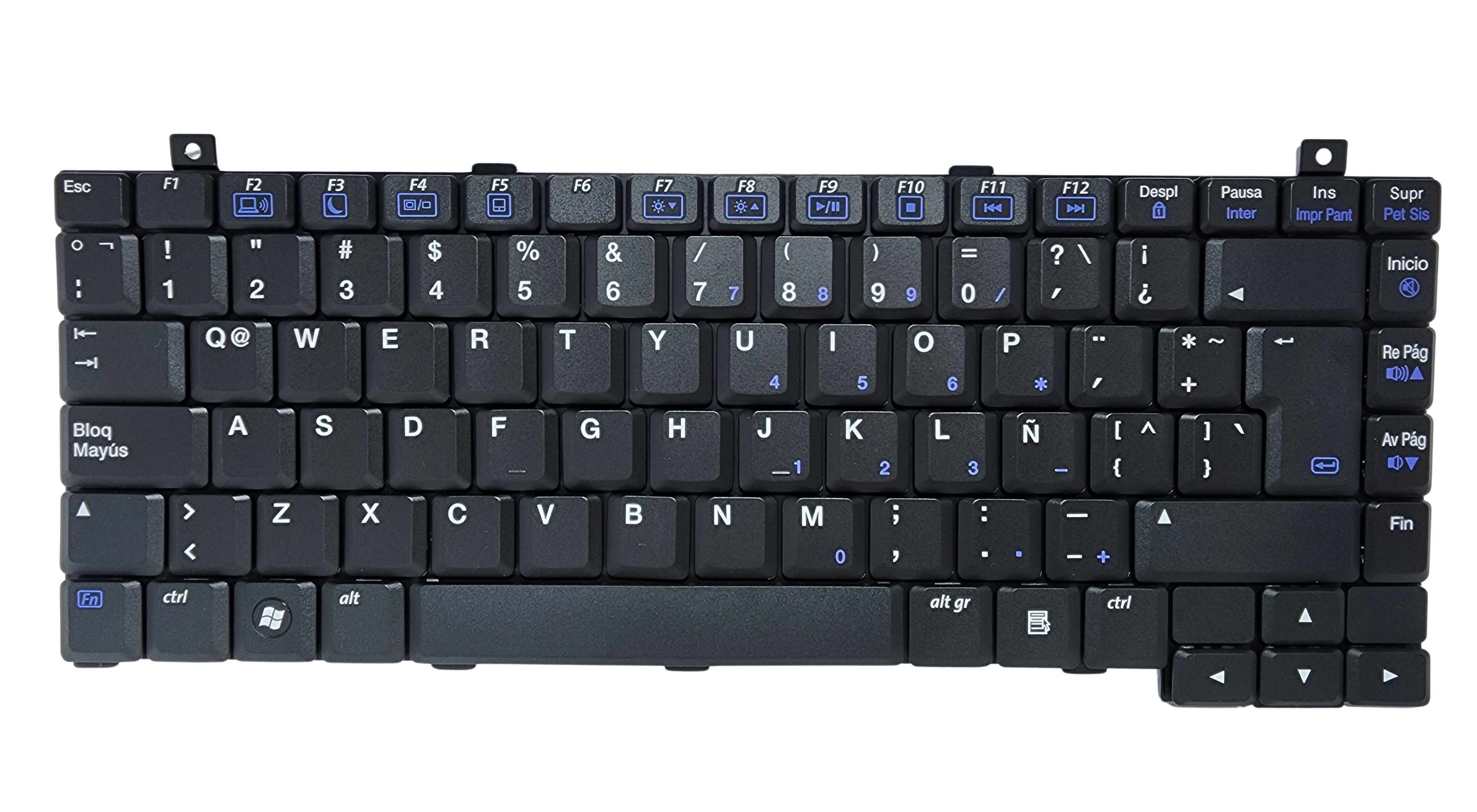 Teclado Gateway MX3000 3000 3550 M210 M250 M325 M320 4000 4028G NX20X SP