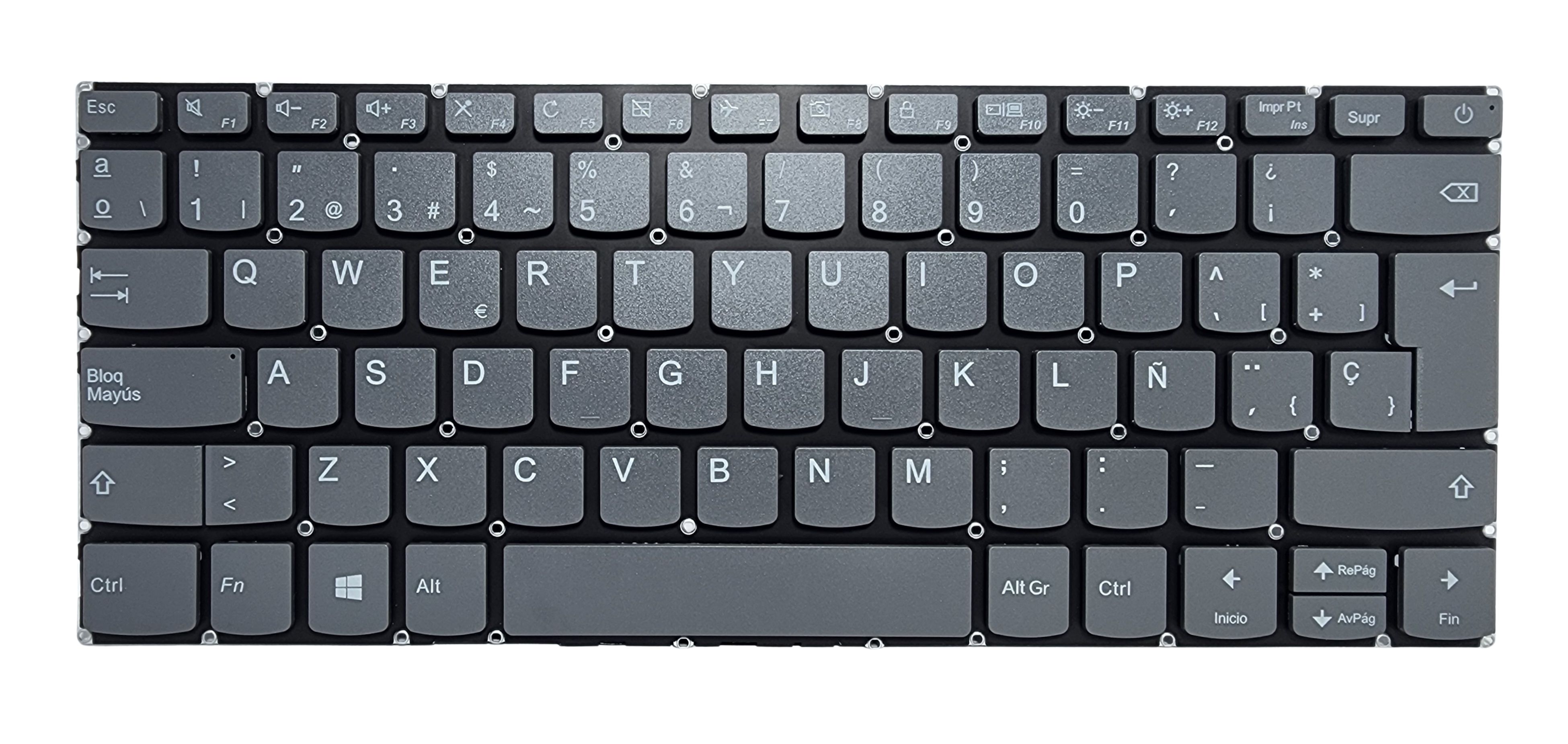 TECLADO PARA LENOVO IDEAPAD 320-14 320-14ISK 320-14IKB 120S-14IAP 320S-14IKB 320-14AST 520-14IKB - CON BOTON POWER - ESTANDAR