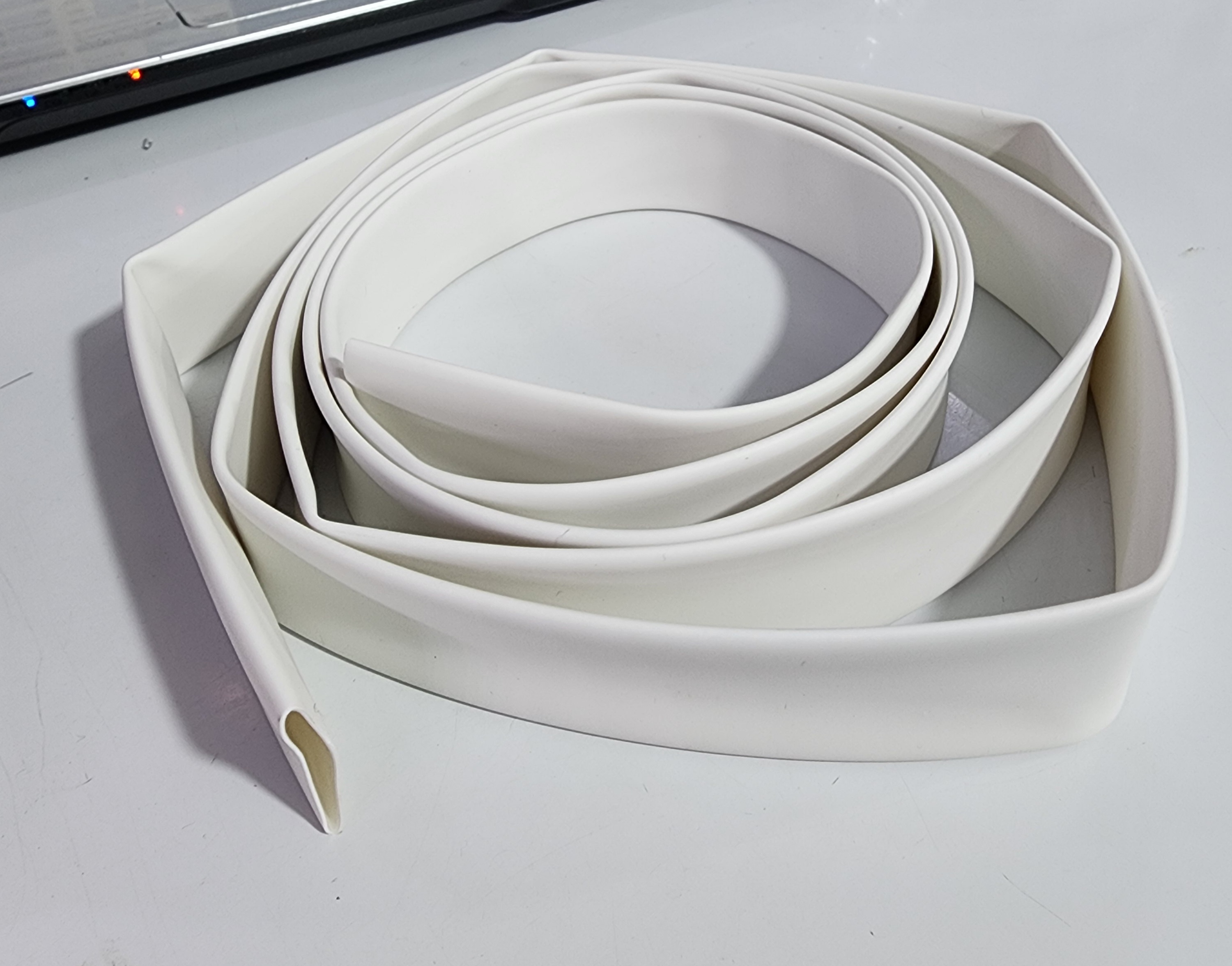 Termoretractil encogible 15.4mm Blanco